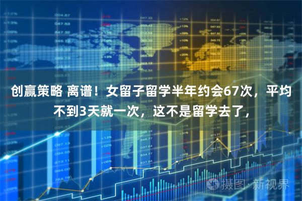 创赢策略 离谱！女留子留学半年约会67次，平均不到3天就一次，这不是留学去了，